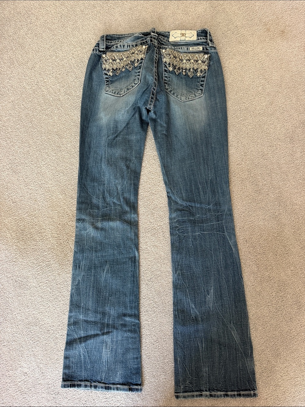 Miss Me Signature Boot 29 Embellished Boot Cut Jeans - Picture 2 of 4